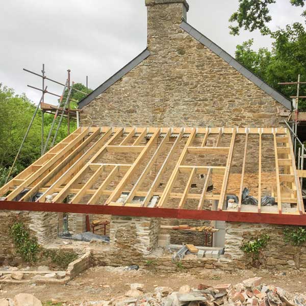 stone cottage extension refurbishment